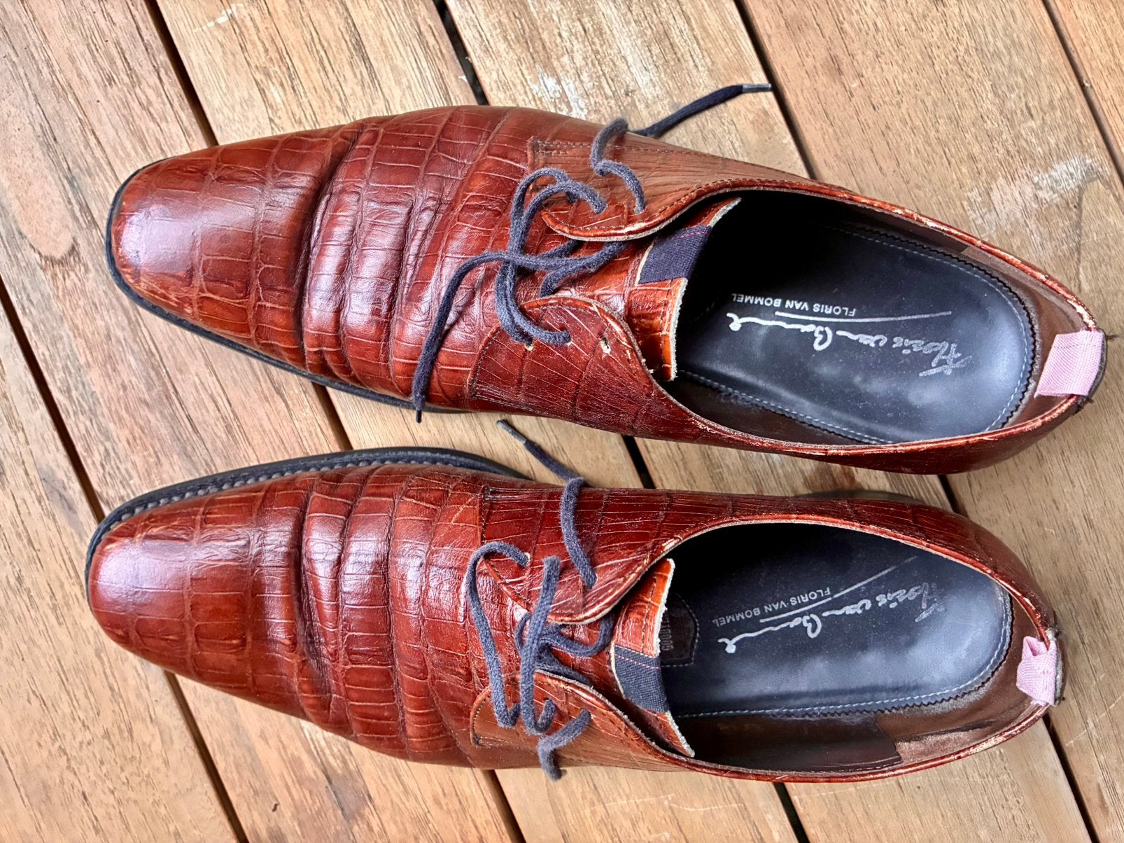 Floris van Bommel herenschoenen – maat 8 (42), Ophalen of Verzenden, Zo goed als nieuw, Bruin