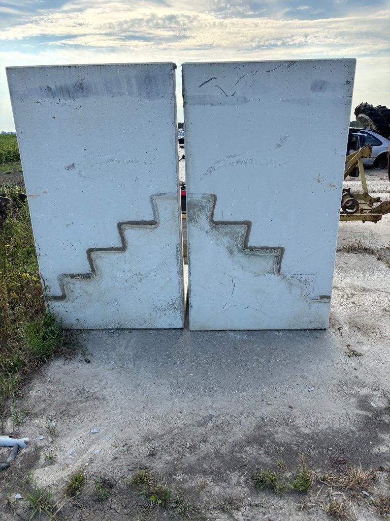 2x betonnen hoekelement / keerwand 175 cm hoog, Ophalen, Beton, Overige typen