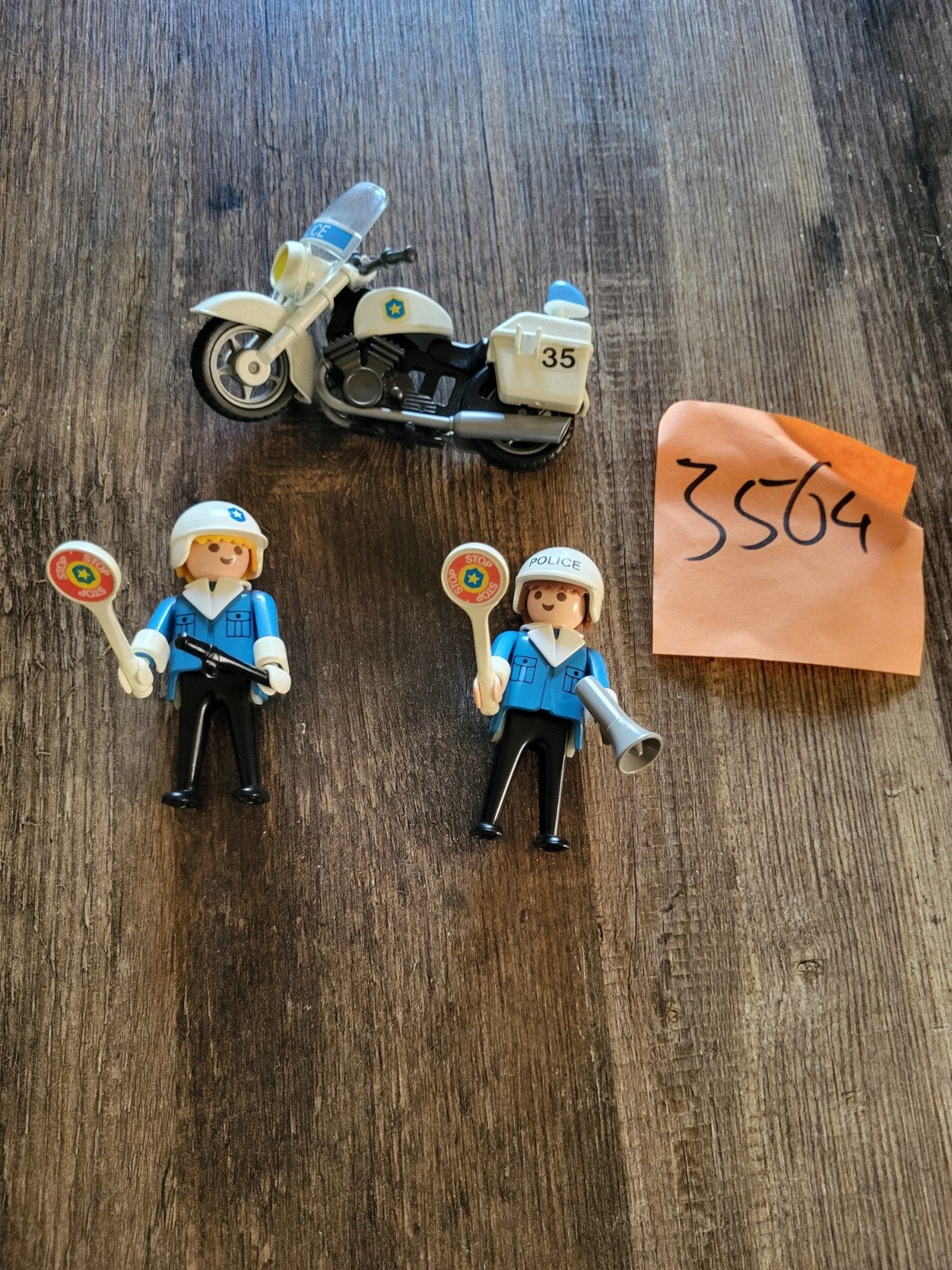 Playmobil Politie Motor met 2 Agenten - Set 3564, Ophalen of Verzenden