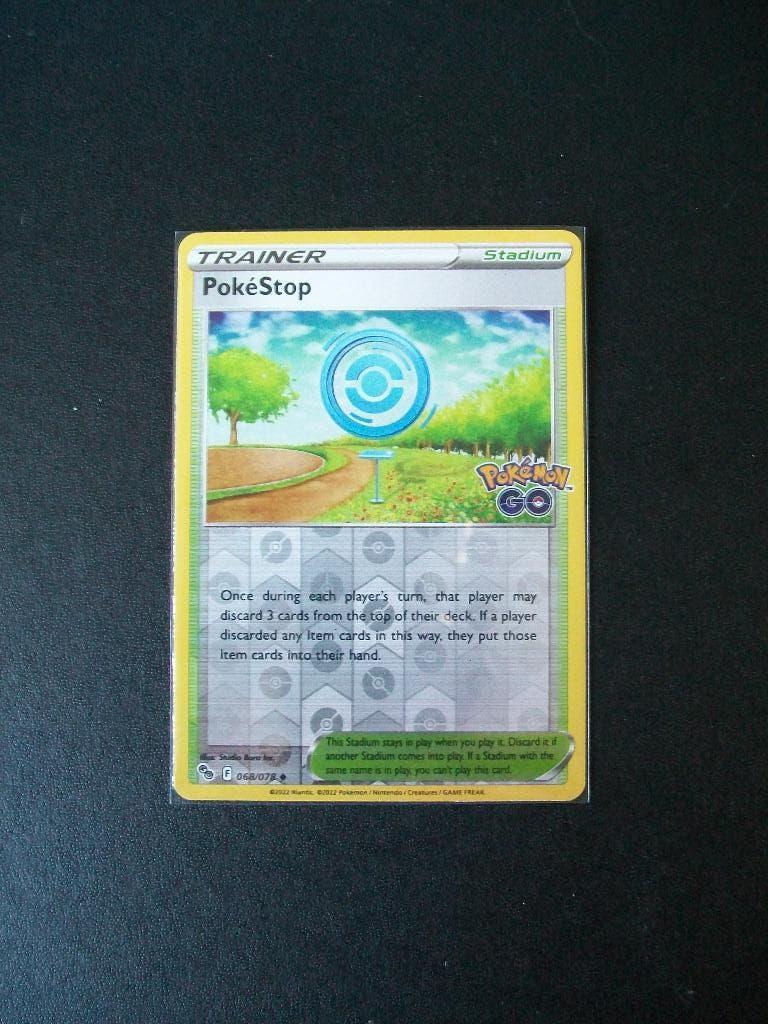 1248: Nieuwe Pokemon GO Kaart holofoil POKESTOP (068/078), Verzenden, Nieuw, Losse kaart, Foil