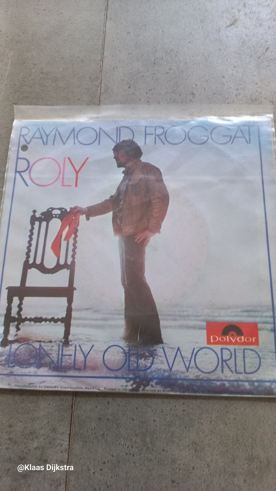 Raymond Froggatt - Roly / Lonely Old World (Polydor), Cd's en Dvd's, Ophalen of Verzenden, Gebruikt, 7 inch, Pop