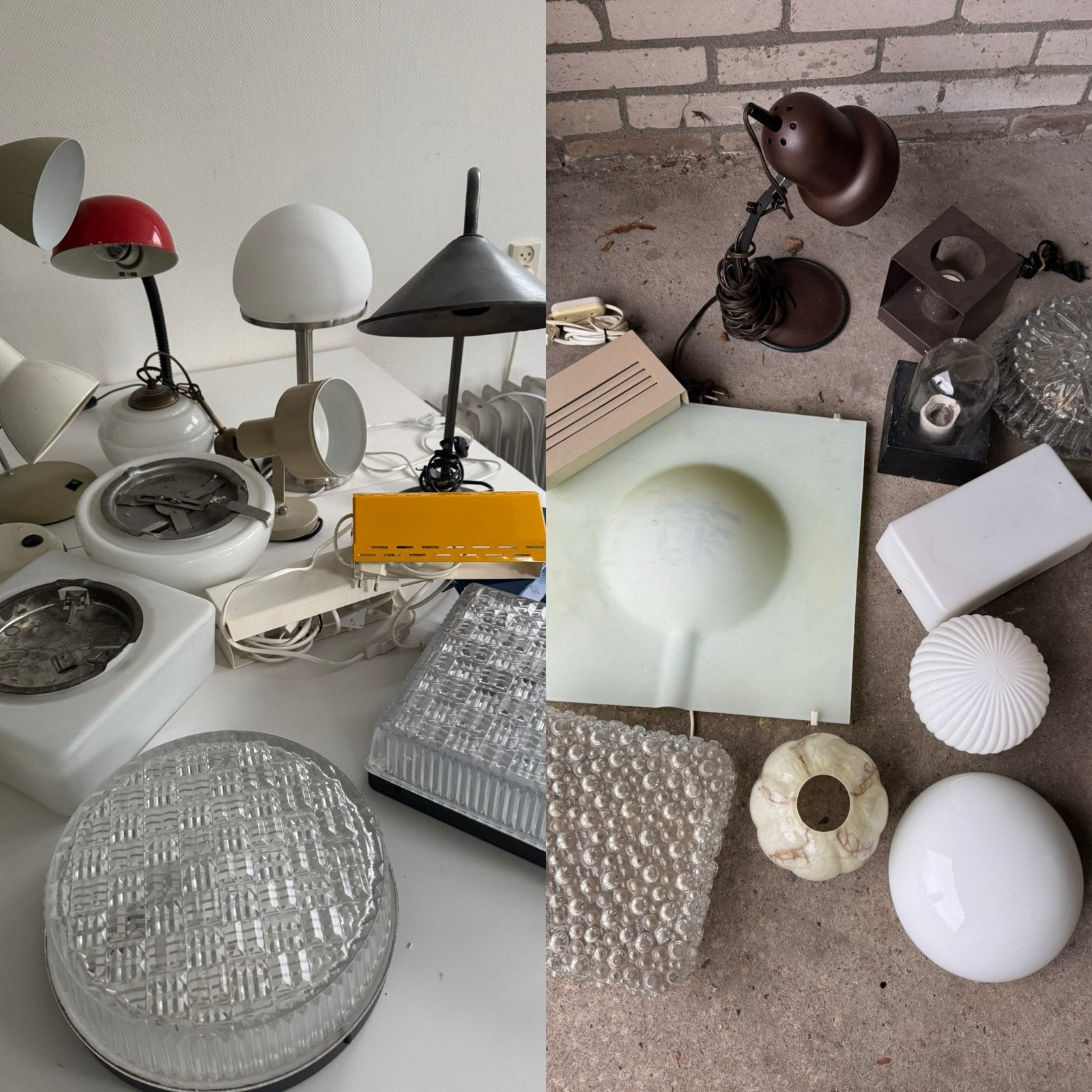 23 Vintage Design Lampen & Armaturen Retro, Antiek en Kunst, Ophalen