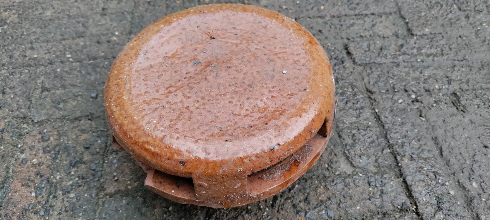 Schoorsteenkap,Keramisch,Kraaienkap,Terracotta,geglazuurd, Ophalen of Verzenden, Gebruikt, Vrijstaande haard, Overige soorten