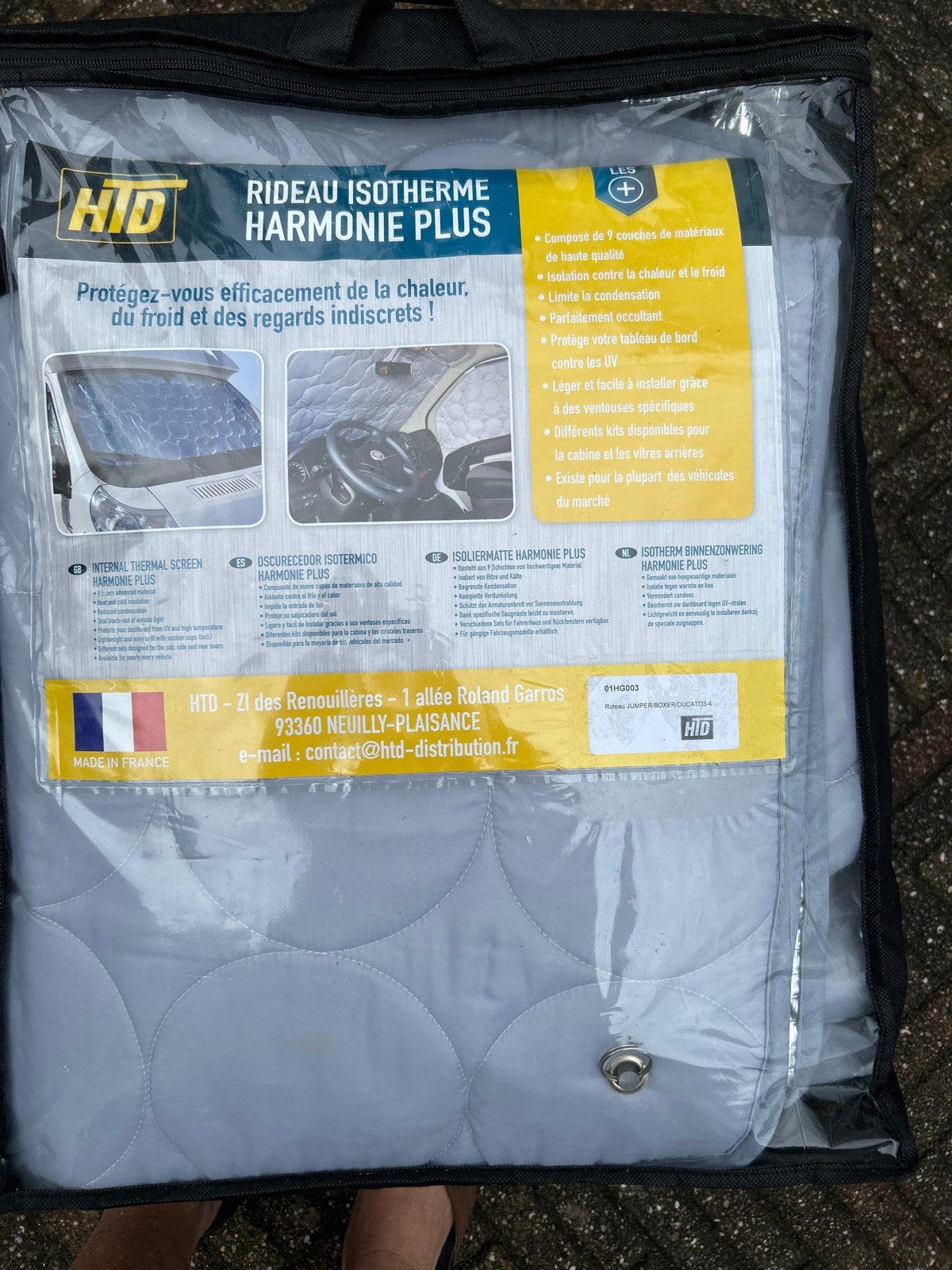 HTD Isotherm Binnenzonwering ducato jumper, Ophalen, Nieuw