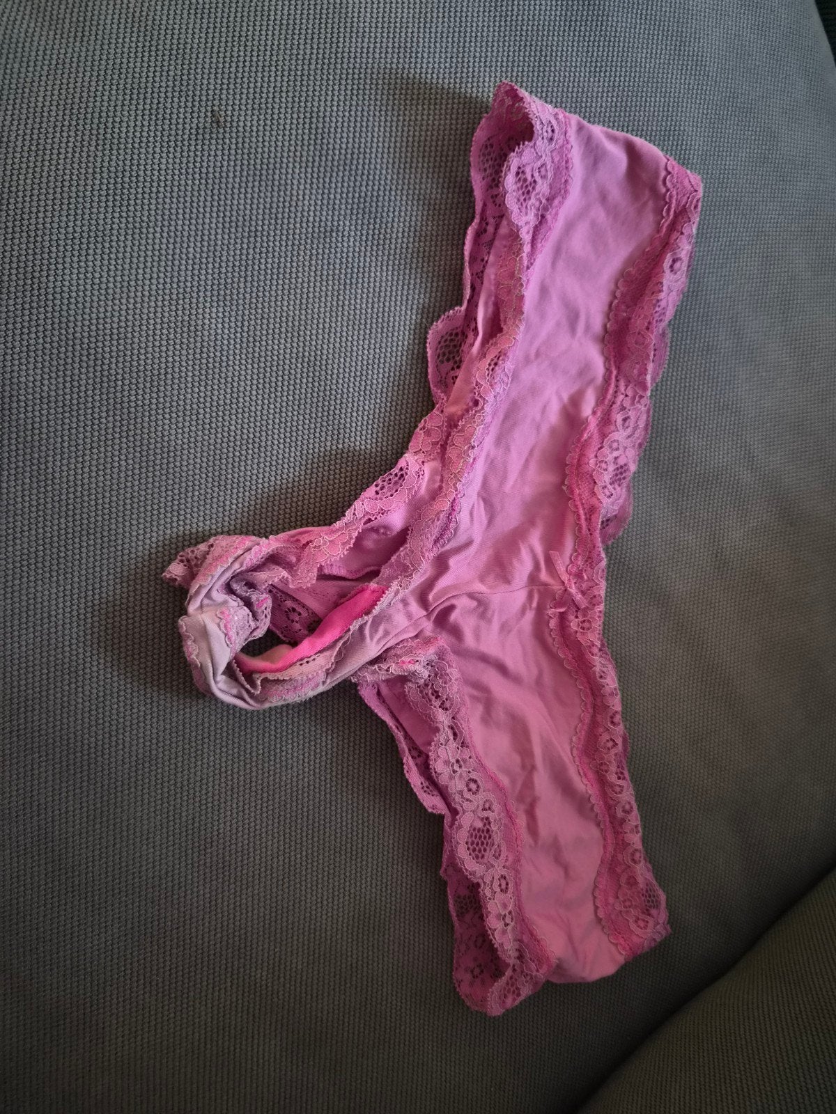 roze string maat m, Verzenden, Roze, String