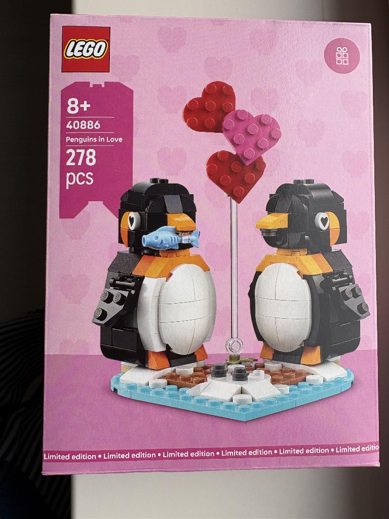 Lego Penguins in love 40886, Overige thema's, Lego, Nieuw, Ophalen of Verzenden