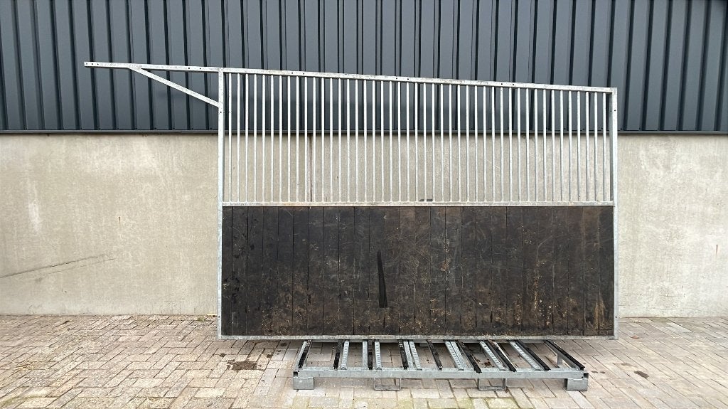 Tussenwand tralies | 3.500+1.200 x 2.450-2.200 mm | gebruikt, Weidegang, 4 paarden of pony's of meer