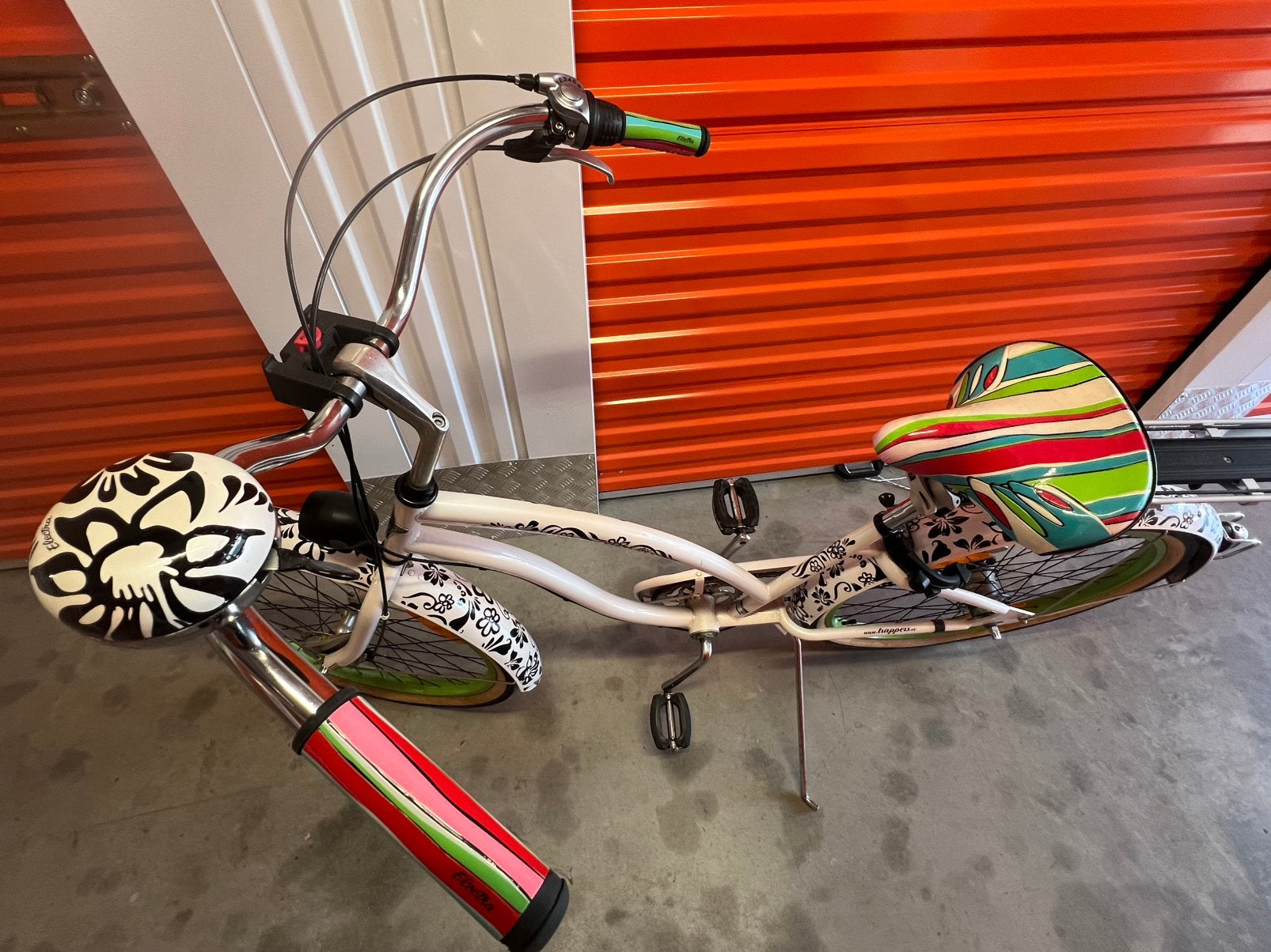 Cruiser zowel voor dames/heren met mooie kleur combinatie, Ophalen, Gebruikt, Staal