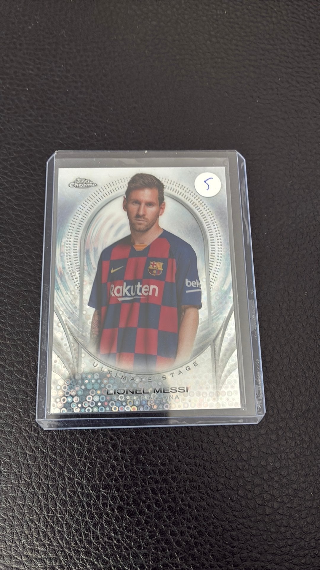 Topps lionel messi ultimate, Ophalen of Verzenden, Zo goed als nieuw, Plaatje