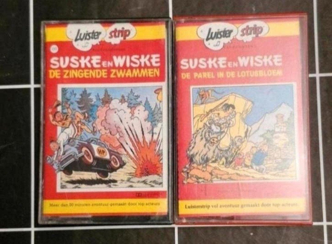 Cassettebandjes Suske en Wiske, Cd's en Dvd's, Cassettebandjes, Ophalen of Verzenden, Zo goed als nieuw, Overige genres, 2 t/m 25 bandjes