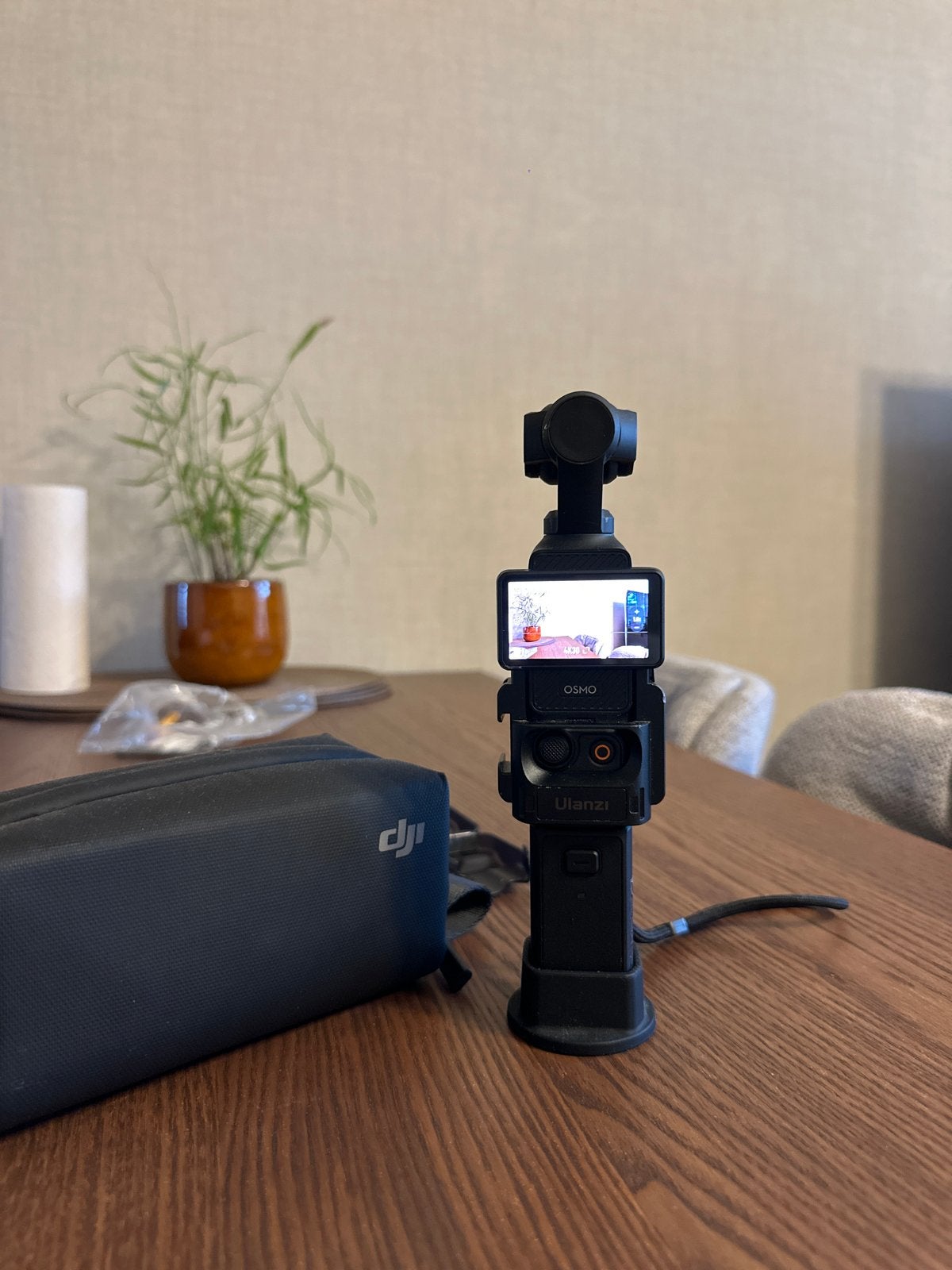 DJI Osmo Pocket 3 met Ulanzi uitbreiding en accessoires, Ophalen, Zo goed als nieuw, Overige merken