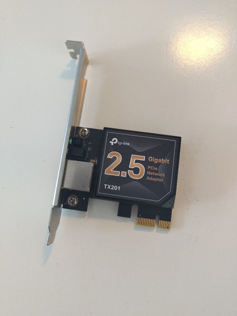 TP-Link TX201 2.5 Gigabit PCIe Network Adapter, Ophalen of Verzenden, Zo goed als nieuw, Intern, Tp-link