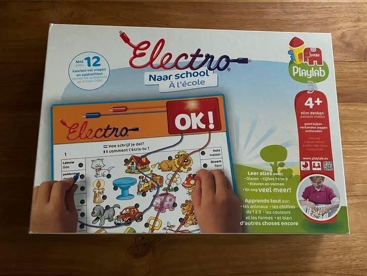 Electro - naar school 4+ ( jumbo playlab), Ophalen of Verzenden, Gebruikt, Ontdekken, Met licht