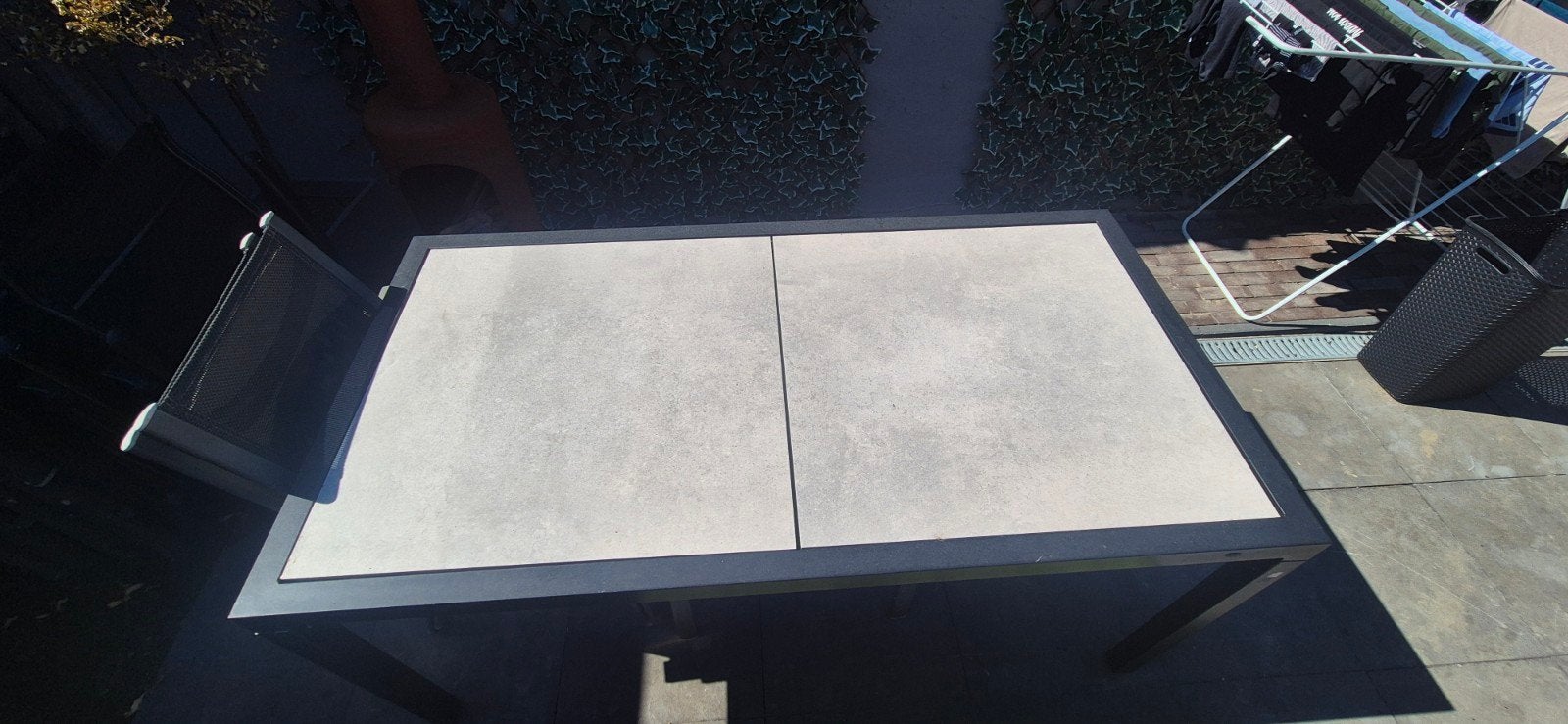 tuin tafel, Tuin en Terras, Tuintafels, Ophalen, Gebruikt, Rechthoekig, Aluminium