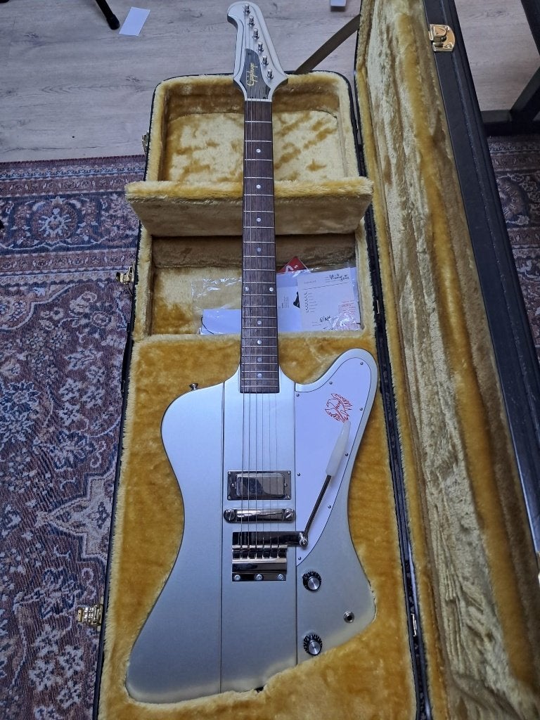 Epiphone 1963 Firebird I IBGC met vibrola, Muziek en Instrumenten, Snaarinstrumenten | Gitaren | Elektrisch, Ophalen, Zo goed als nieuw