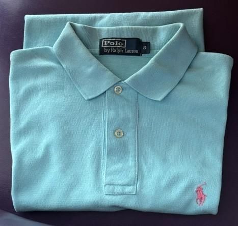 Ralp Lauren heren Polo S licht blauw zgan, Kleding | Heren, Polo's, Ophalen of Verzenden, Zo goed als nieuw, Blauw
