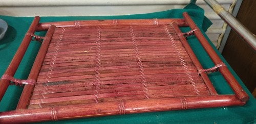 dienblad bamboe, Huis en Inrichting, Woonaccessoires | Dienbladen, Ophalen of Verzenden, 'T Olde Gre-j, Info@toldegrej.nl, Endepoelstraat 20f Didam