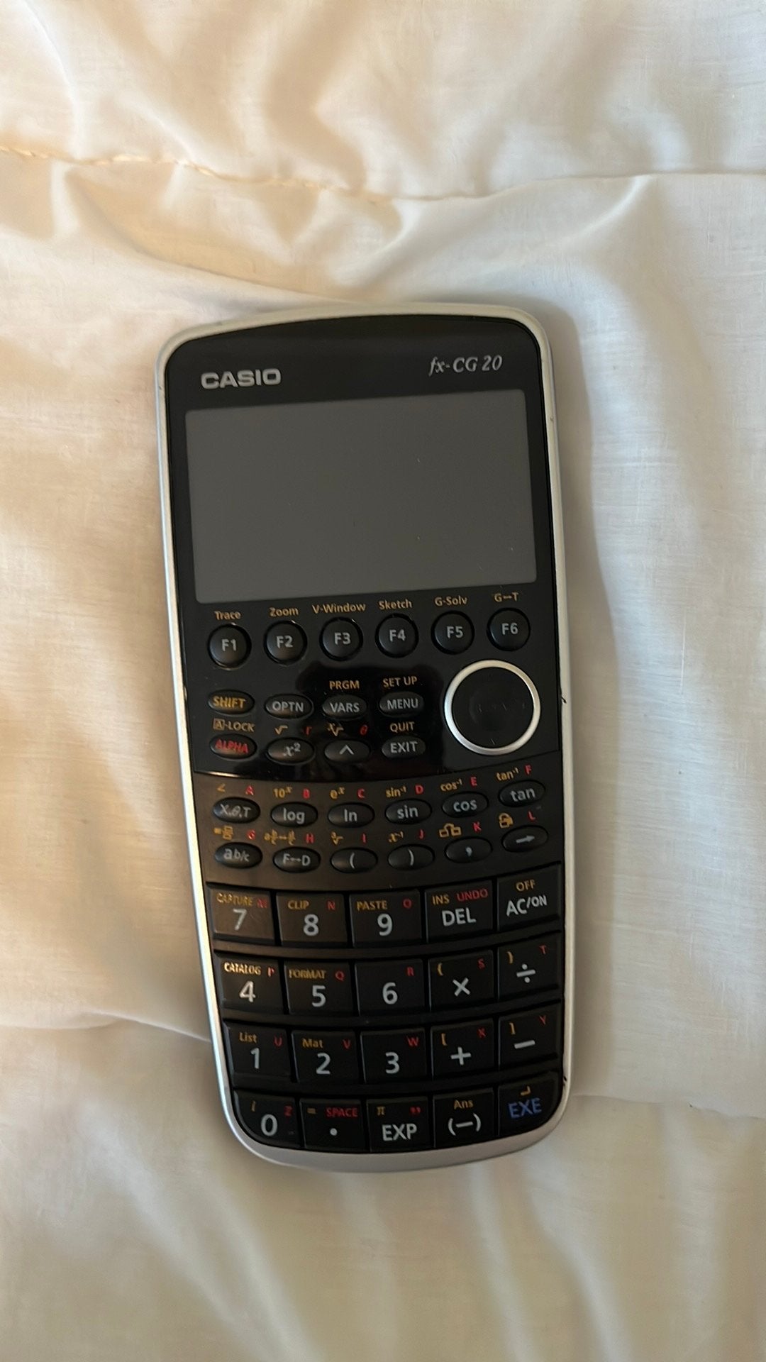 Casio fx-CG 20, Ophalen of Verzenden, Grafische rekenmachine, Zo goed als nieuw
