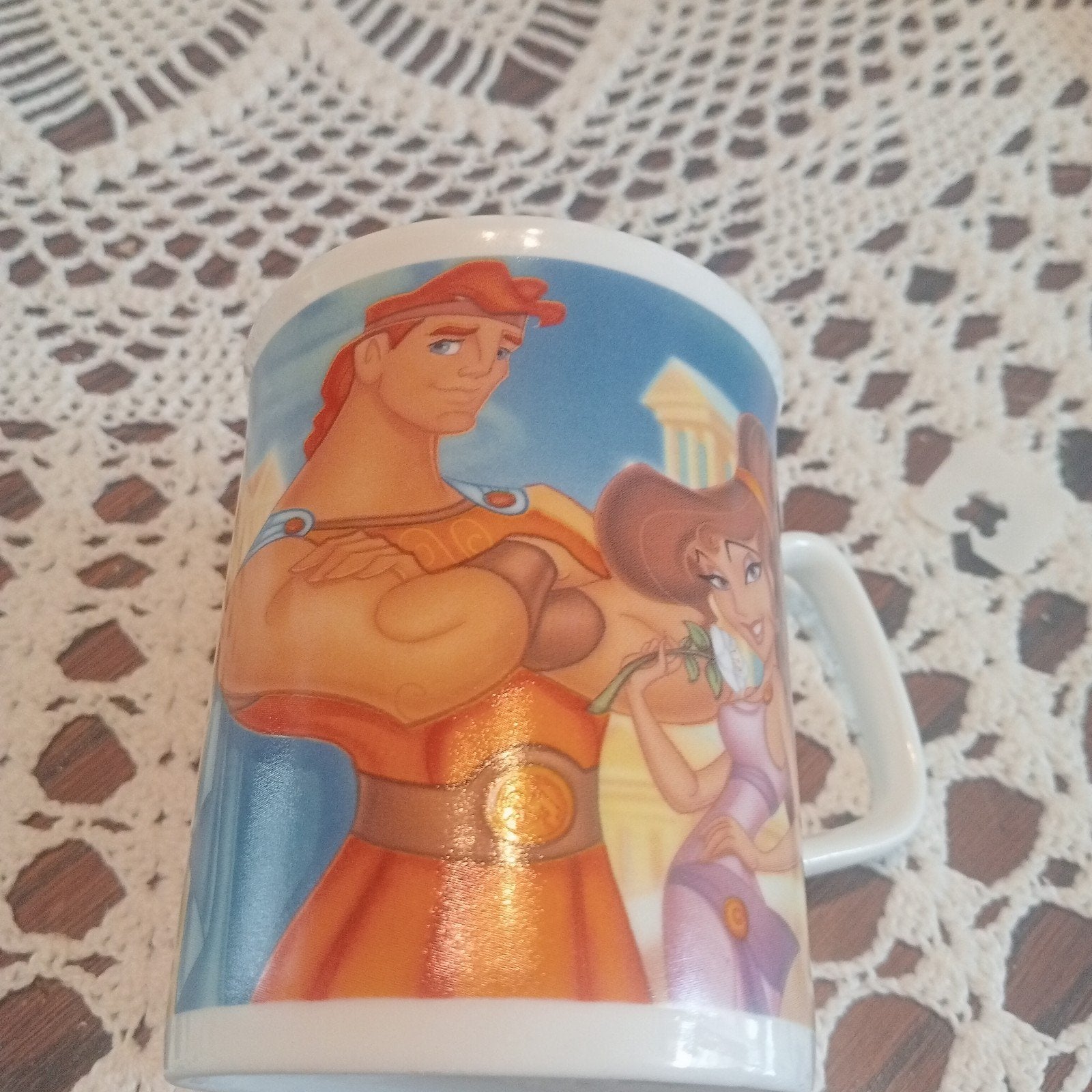 te koop leuke Hercules drinkmok, Ophalen, Overige typen, Zo goed als nieuw, Steen/keramiek