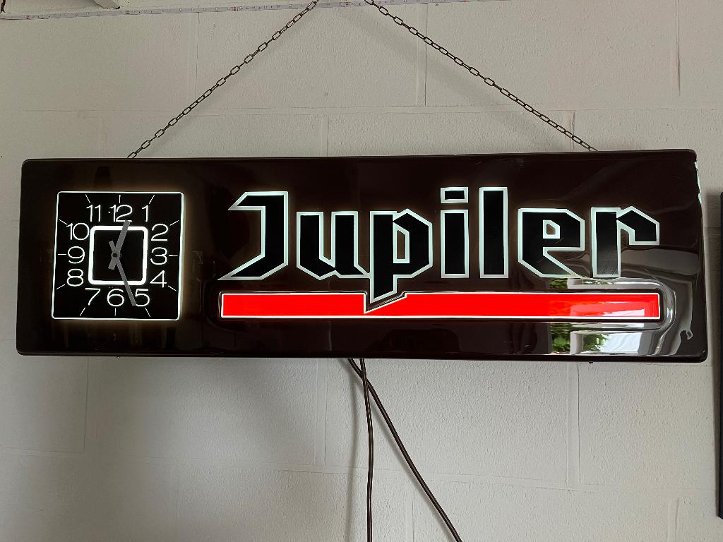 Jupiler lichtbak, Verzamelen, Biermerken, Ophalen, Gebruikt, Reclamebord, Plaat of Schild, Overige merken
