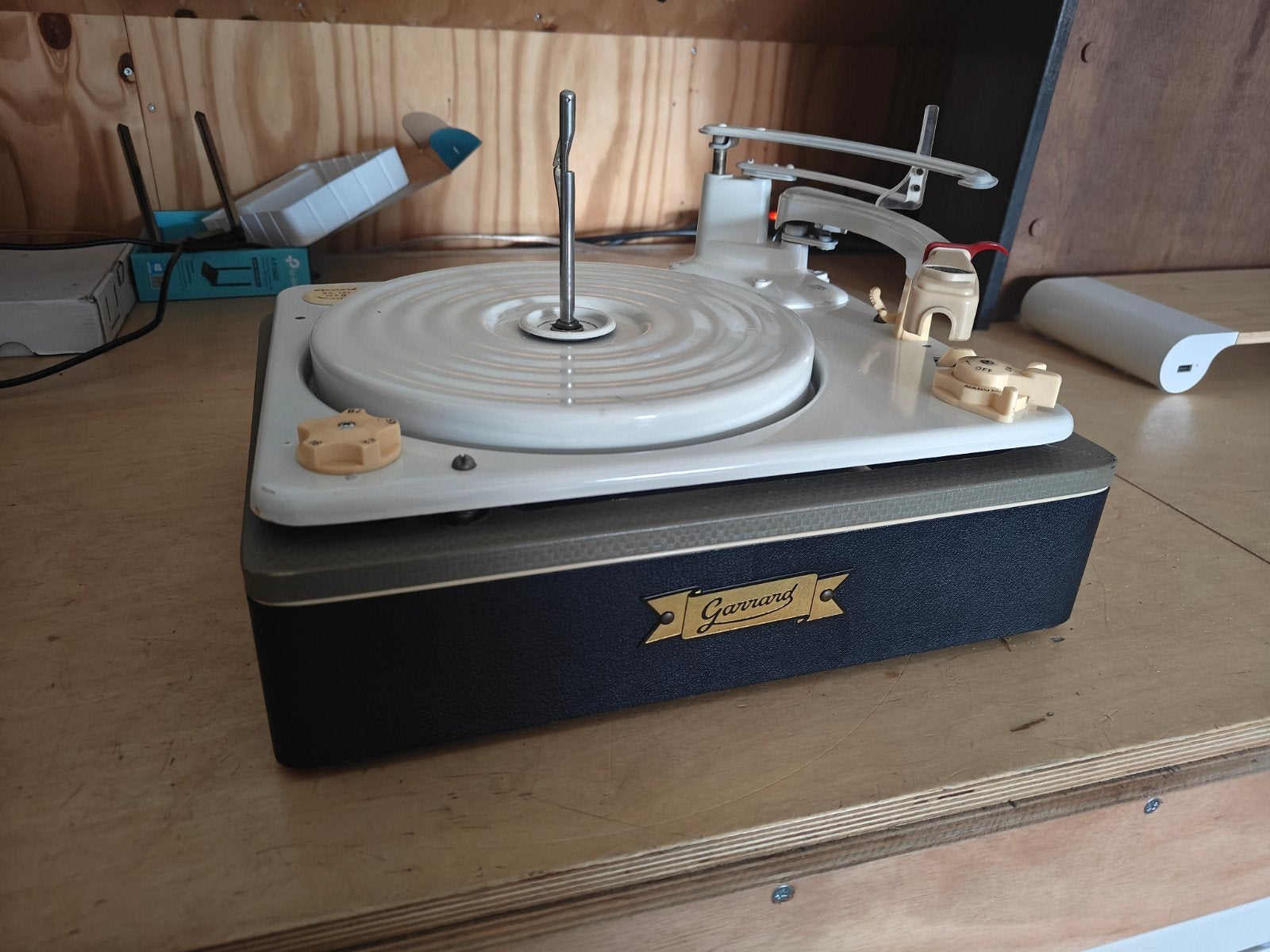 Prachtige vintage Garard RC121mk2 platenspeler wisselaar., Audio, Tv en Foto, Platenspelers, Overige merken, Automatisch, Refurbished
