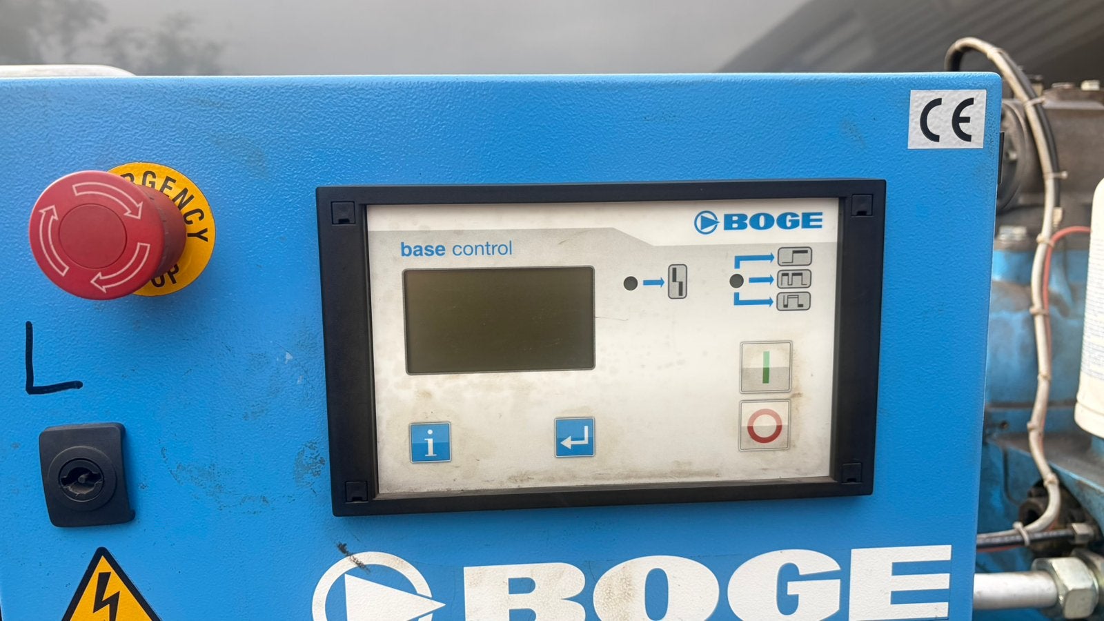 BOGE C 10 LR schroefcompressor 350 L + droger, Doe-het-zelf en Verbouw, Ophalen