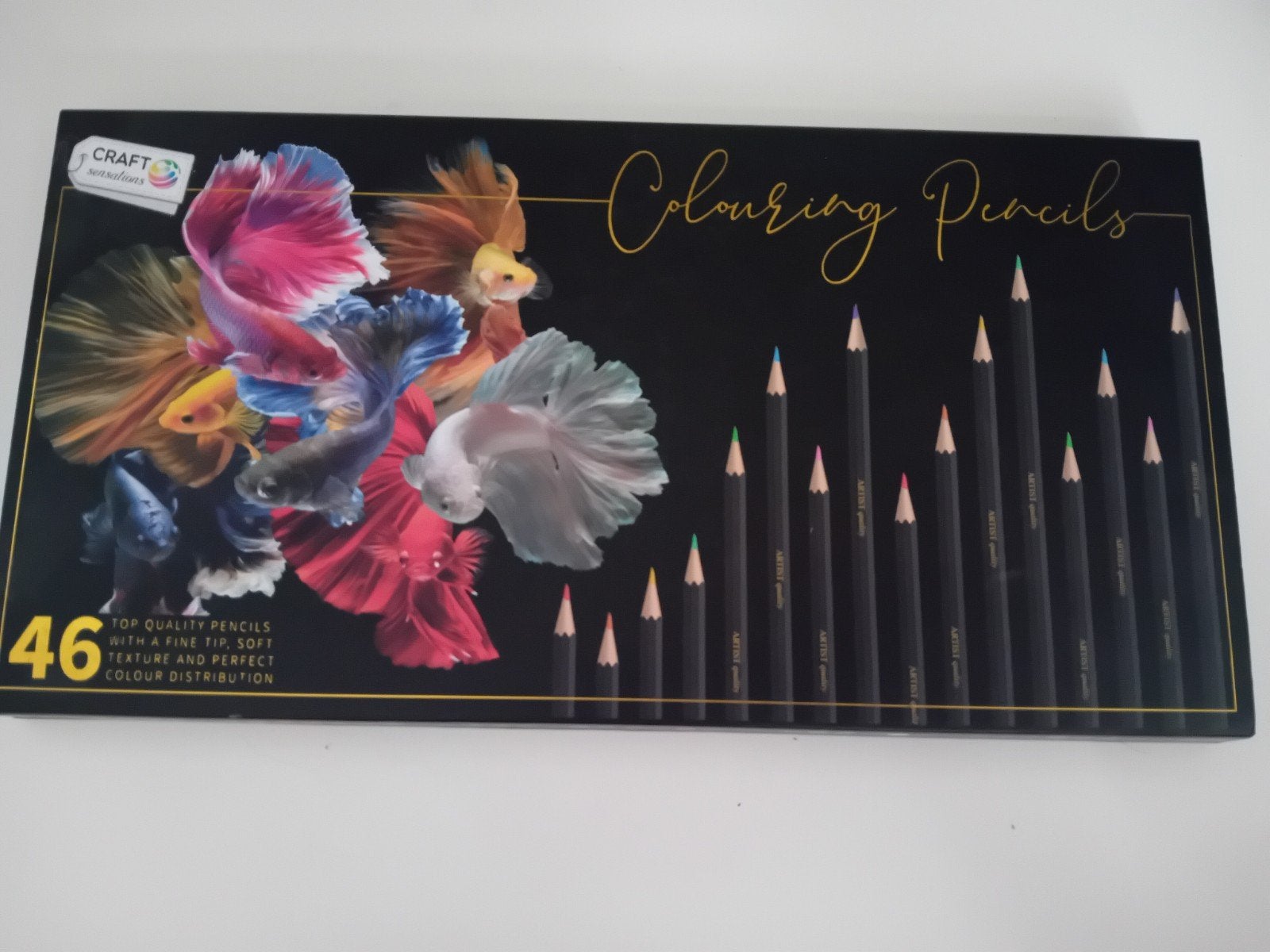 Kleurpotloden set 46 stuks Craft Sensations Top Quality, Ophalen, Zo goed als nieuw, Potlood of Stift