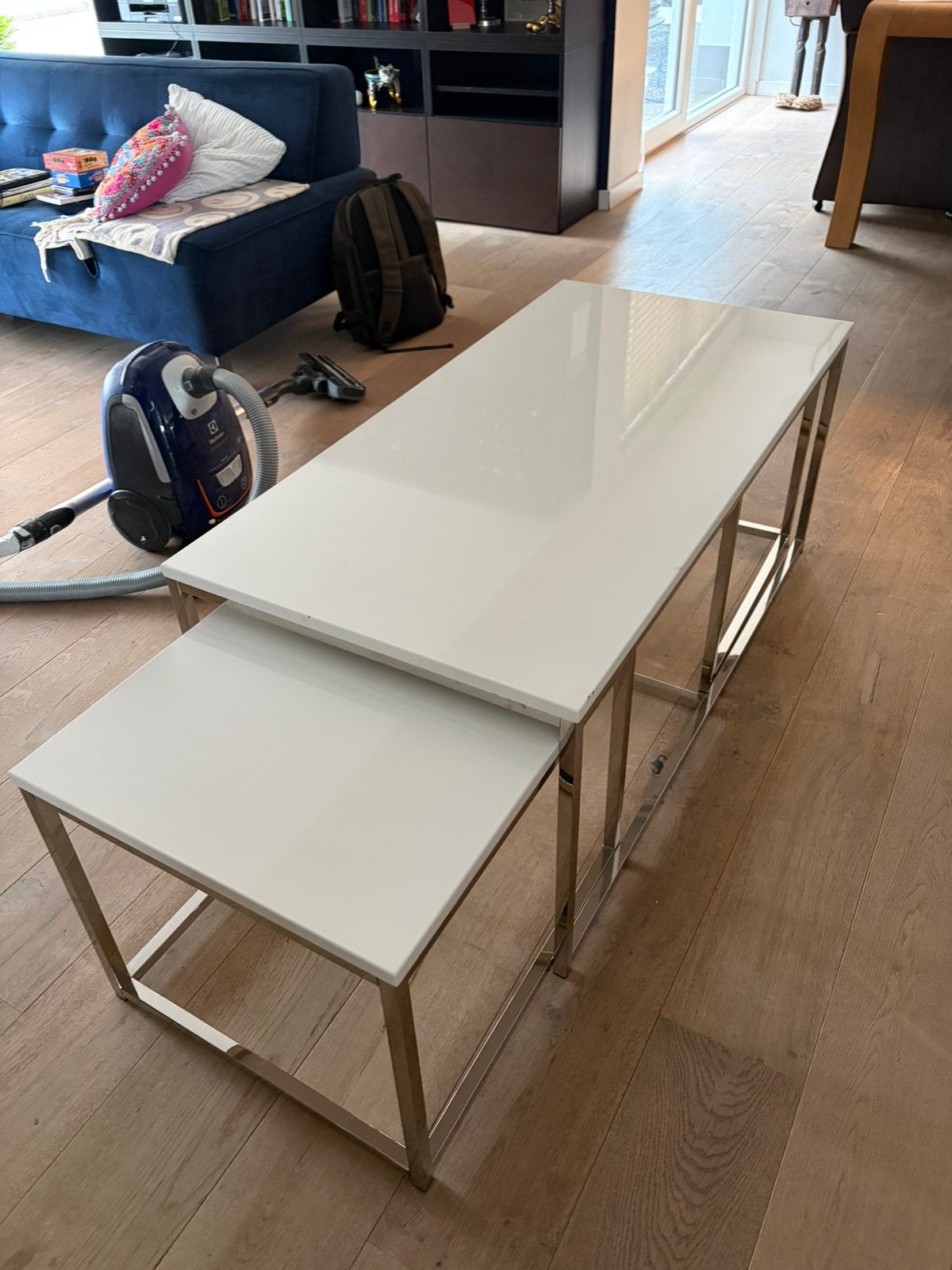 Prachtige handige moderne/retro salontafel, Huis en Inrichting, Tafels | Salontafels, Ophalen, 100 tot 150 cm, 50 tot 100 cm, Minder dan 50 cm