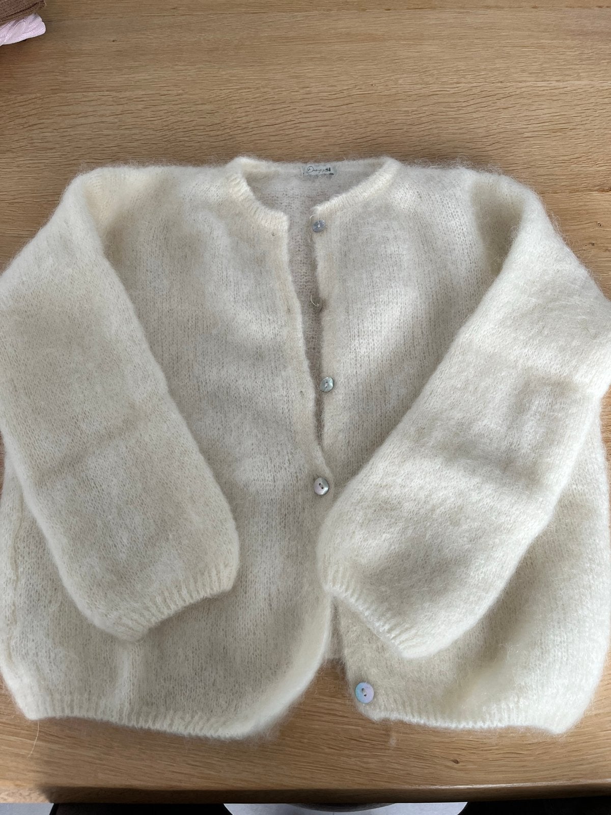 Design by Si Mohair Cardigan - Nieuw, Kleding | Dames, Truien en Vesten, Ophalen, Nieuw, Wit