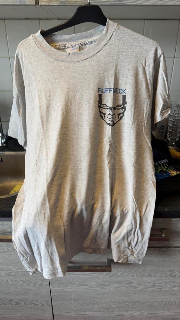Ruffneck T-shirt Old School L/XL, Ophalen of Verzenden, Gedragen, Maat 52/54 (L), Grijs