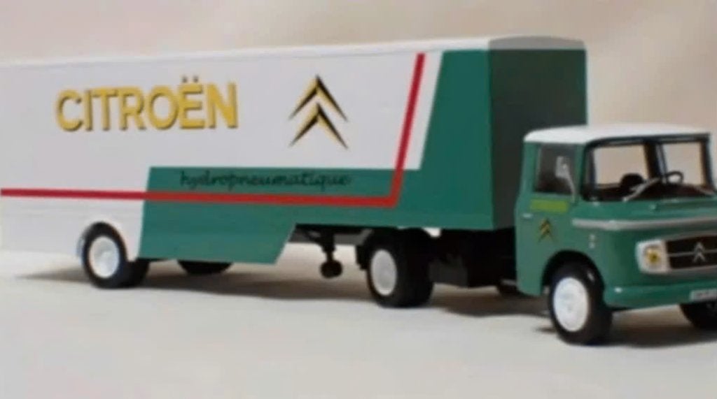 Citroen T55 Heuliez 1962-65 Service aanhangers IXO 1/43 # 6