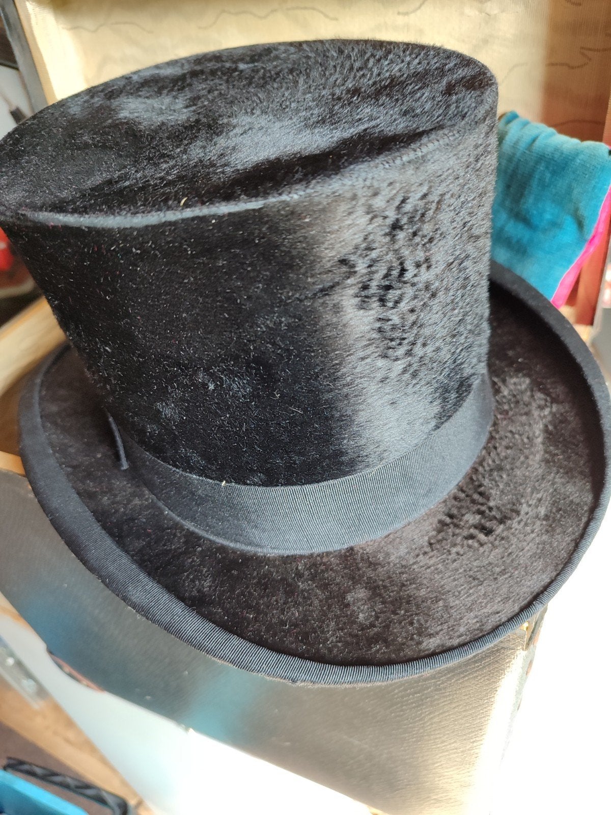 Antieke hoed, Ophalen of Verzenden, Zo goed als nieuw, One size fits all