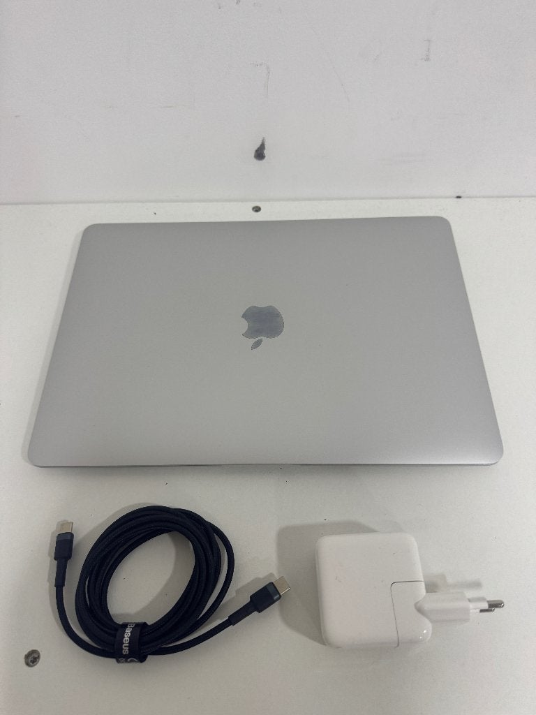 Macbook Air 13" 2020 M1 8GB+256GB Zilver Inc 1 Jaar Garantie, Gebruikt, 256 GB, 8 GB, 13 inch