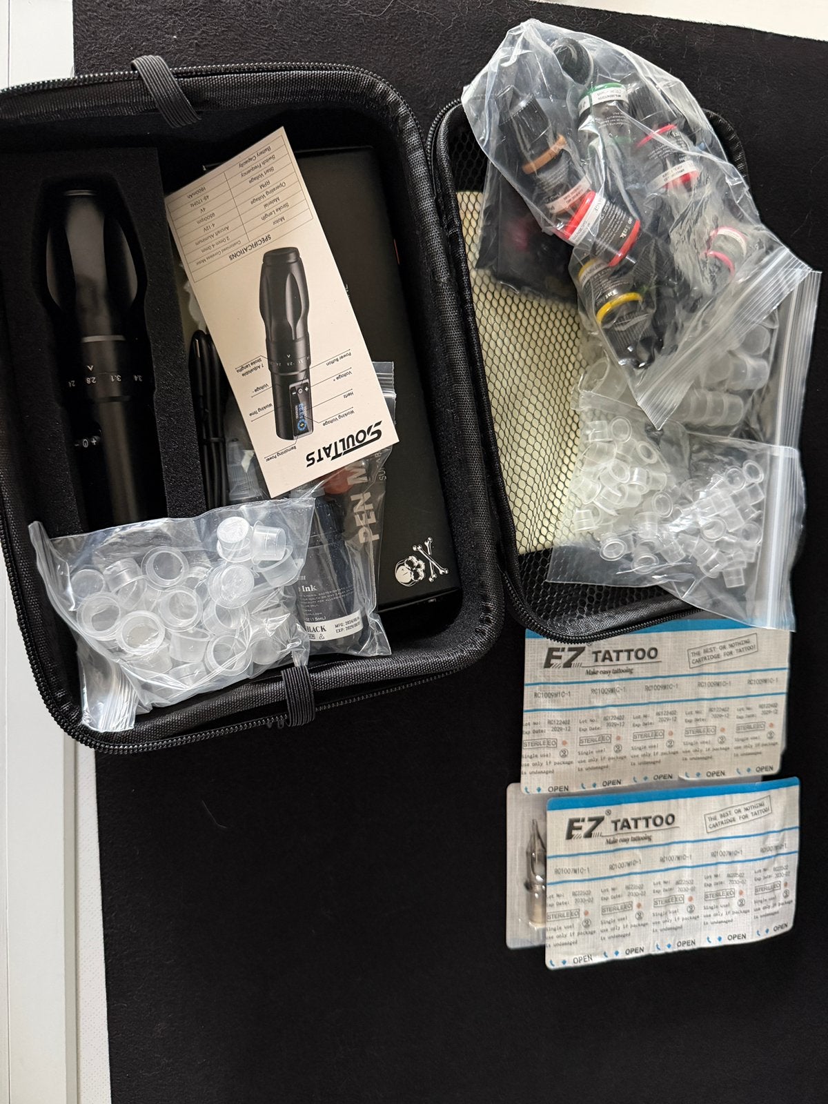 EZ Tattoo draadloze tatoeage machine kit, Ophalen of Verzenden, Nieuw