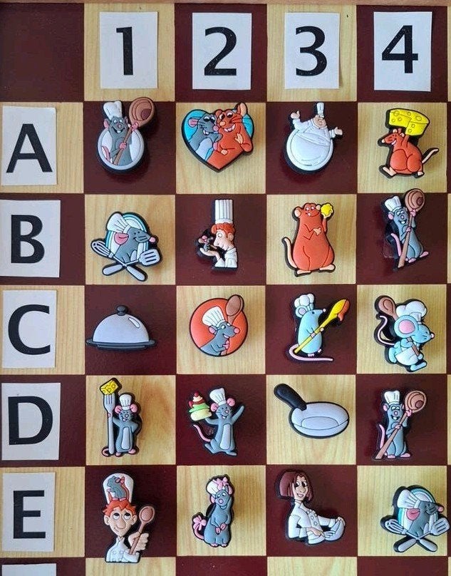 R: Ratatouille Schoenbedels Charms voor de Crocs, Ophalen of Verzenden