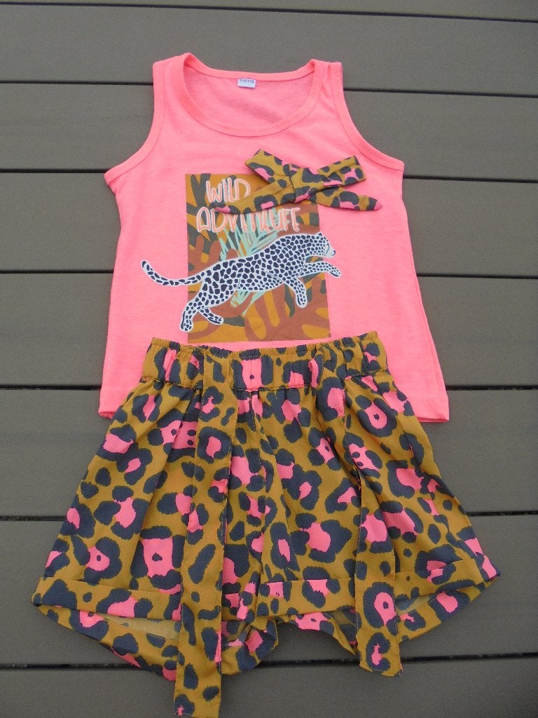 Roze geel setje ZEEMAN, Kinderen en Baby's, Kinderkleding | Maat 110, Zeeman, Meisje, Ophalen of Verzenden, Zo goed als nieuw