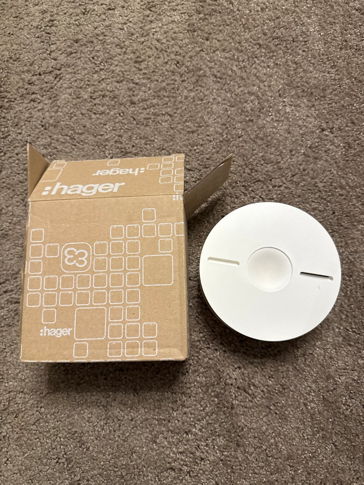 Hager Rookmelder - Nieuw in Doos, Ophalen of Verzenden, Nieuw, Detector, Sensor of Melder, Rook