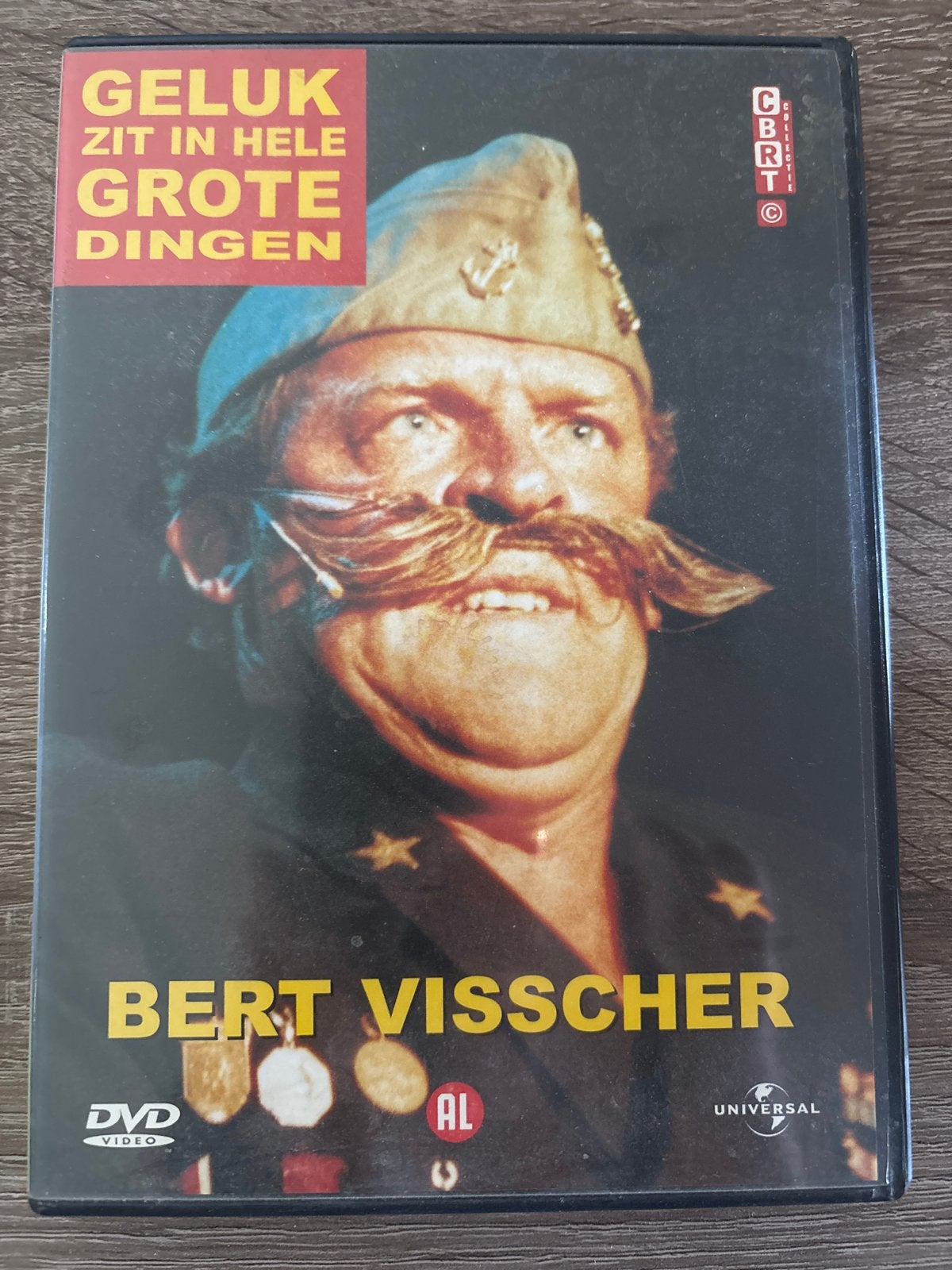 Bert Visscher - Geluk zit in hele grote dingen DVD, Gebruikt, Alle leeftijden, Cabaret, Extra's