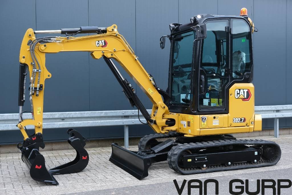 Cat 302.7 CR | 2023 | 298h | Airco | (bj 2023), Zakelijke goederen, Machines en Bouw | Kranen en Graafmachines, Graafmachine