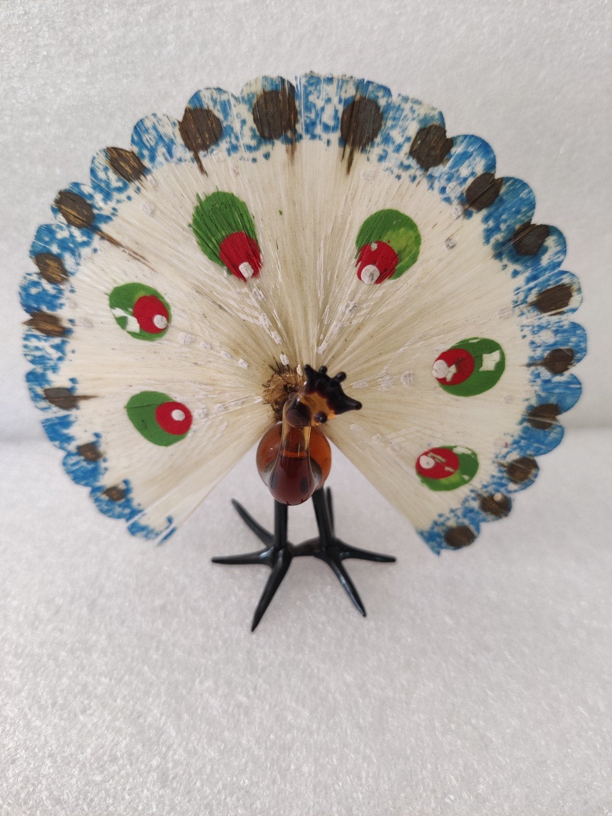 oude lauscha pauw, Diversen, Kerst, Ophalen of Verzenden