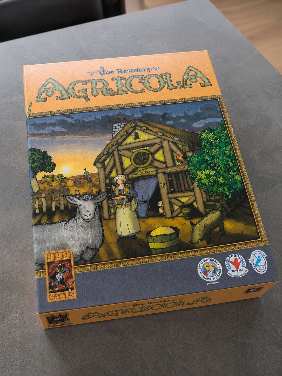 Agricola van 999 Games - Strategisch bordspel, Een of twee spelers, Ophalen of Verzenden, Gebruikt, 999 Games
