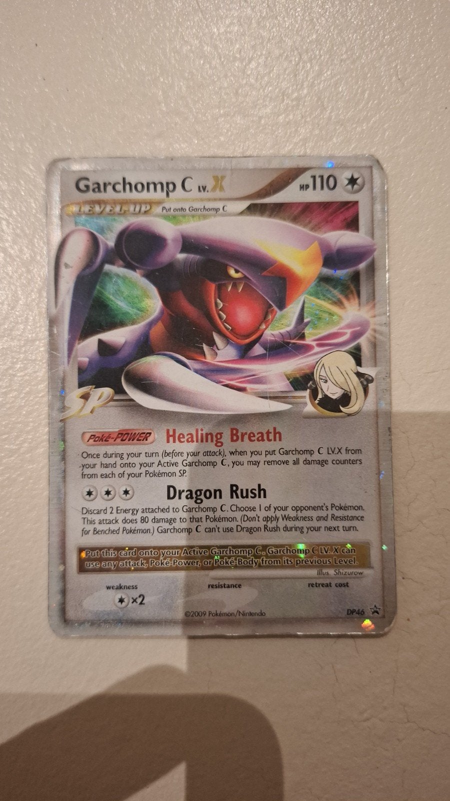 Garchomp C LV.X Pokémon Kaart - Zeldzaam, Ophalen of Verzenden, Gebruikt, Losse kaart