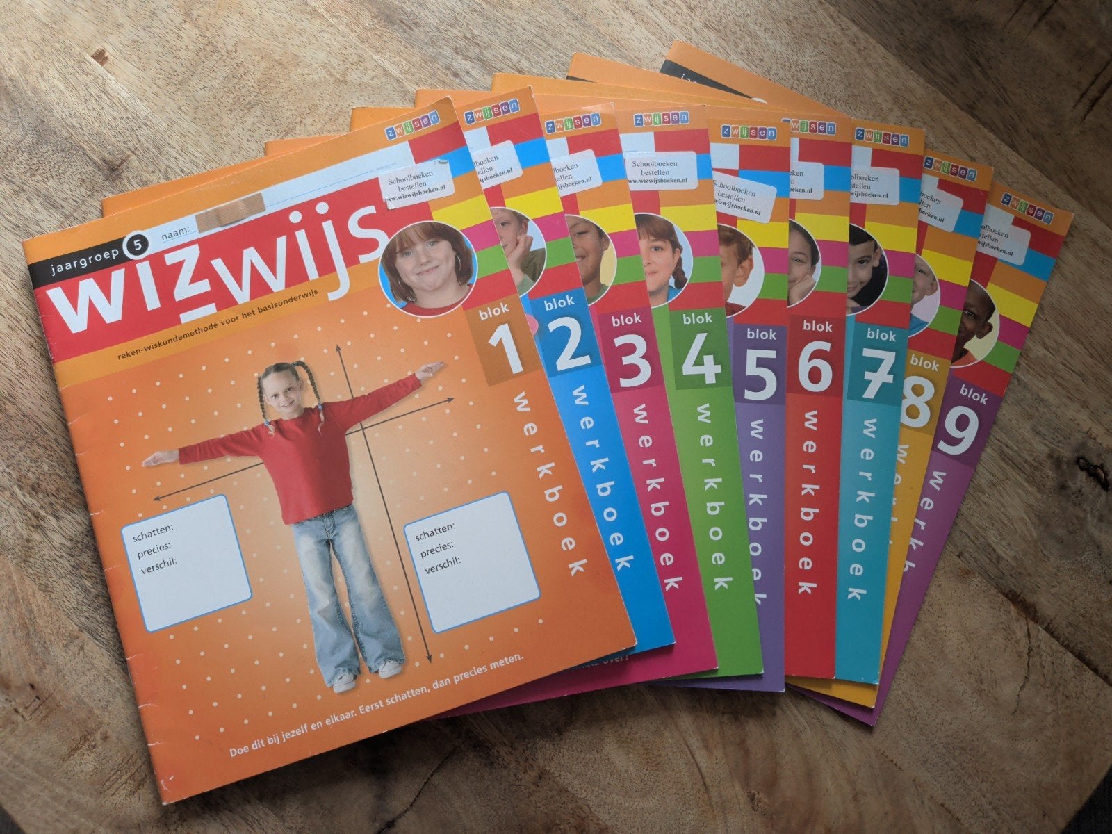 Wizwijs werkboeken jaargroep 5, blok 1 t/m 9, Onbekend, Overige vakken, Nieuw, Ophalen of Verzenden