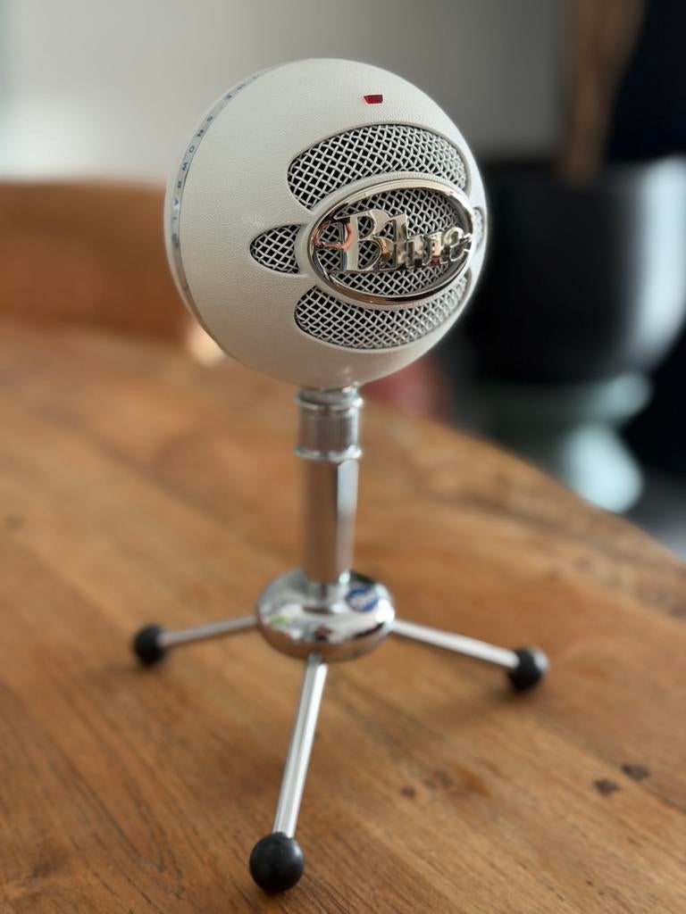 Blue Snowball microfoon, Muziek en Instrumenten, Microfoons, Ophalen of Verzenden, Gebruikt, Studiomicrofoon