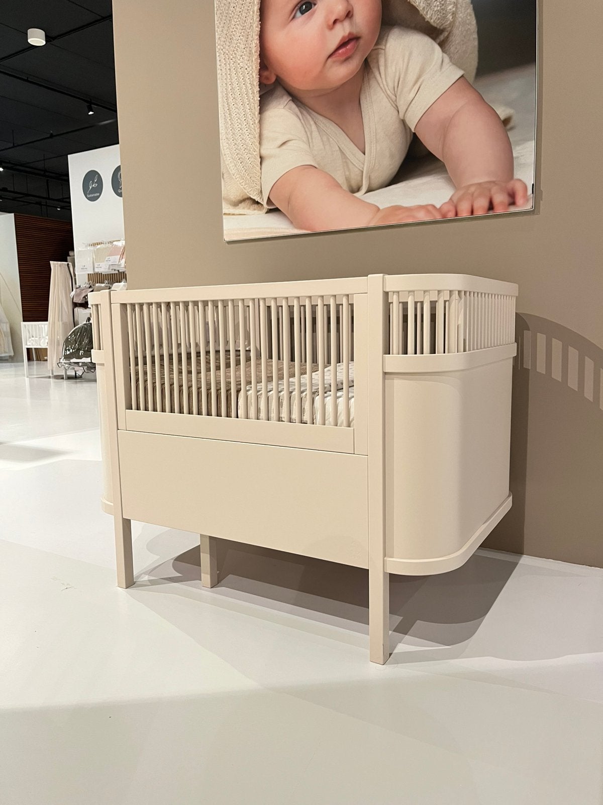 Showmodel Sebra Meegroeibed Baby & Junior - Birchbark Rose, Kinderen en Baby's, Ophalen, Zo goed als nieuw, Jongetje of Meisje