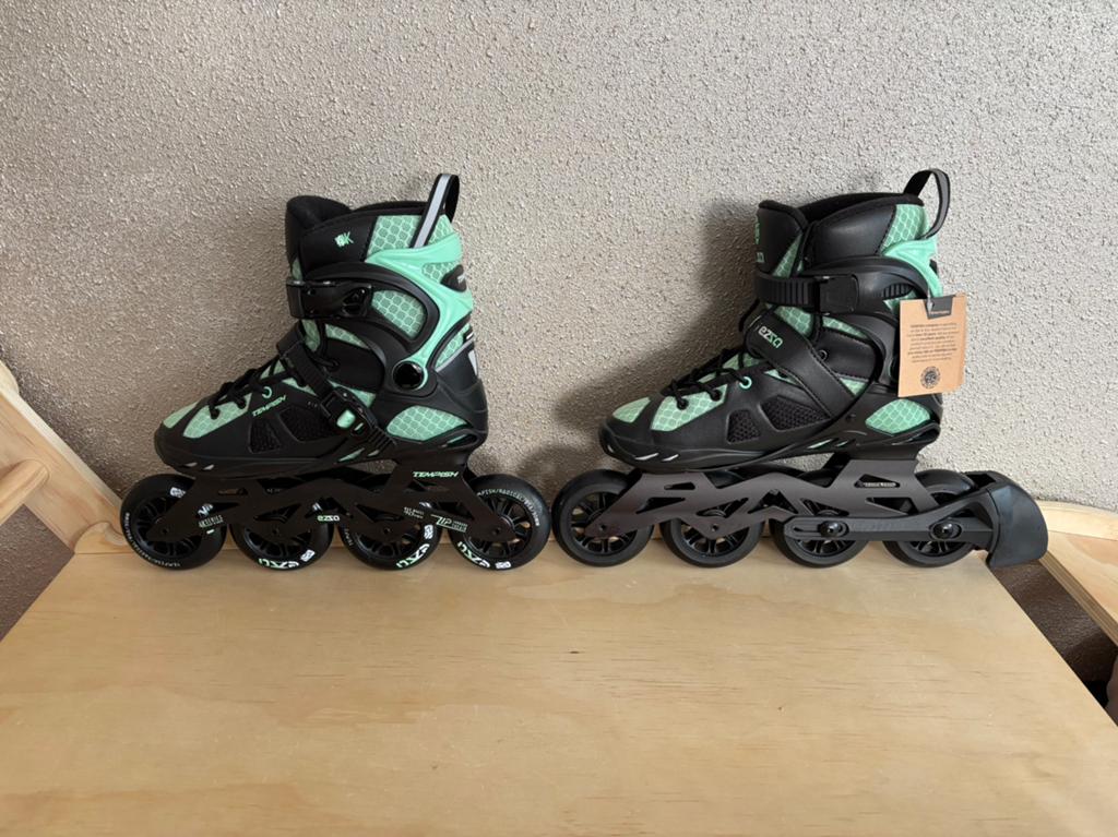 Tempish Ezza 90 Lady Zwart/groen skeelers, Sport en Fitness, Skeelers, Nieuw, Inline skates 4 wielen, Dames, Ophalen