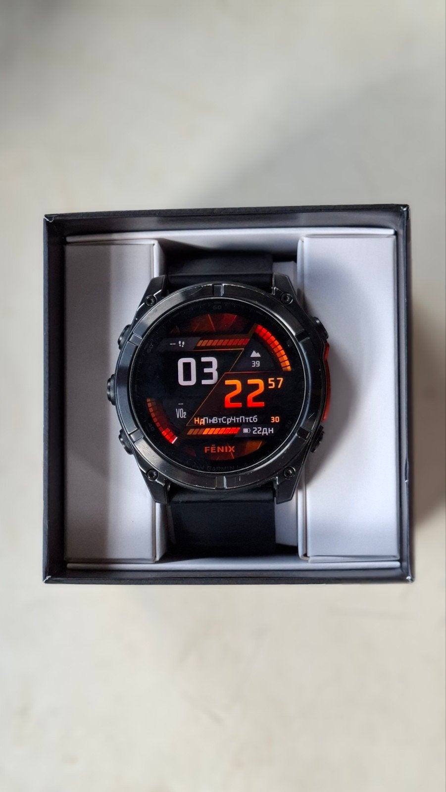 Garmin Fenix 8 51 mm Smartwatch met 3 Extra Bandjes, Sieraden, Tassen en Uiterlijk, Ophalen, Zwart, Garmin, Zo goed als nieuw