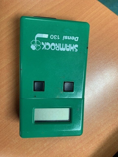 densitometer, Ophalen, Gebruikt