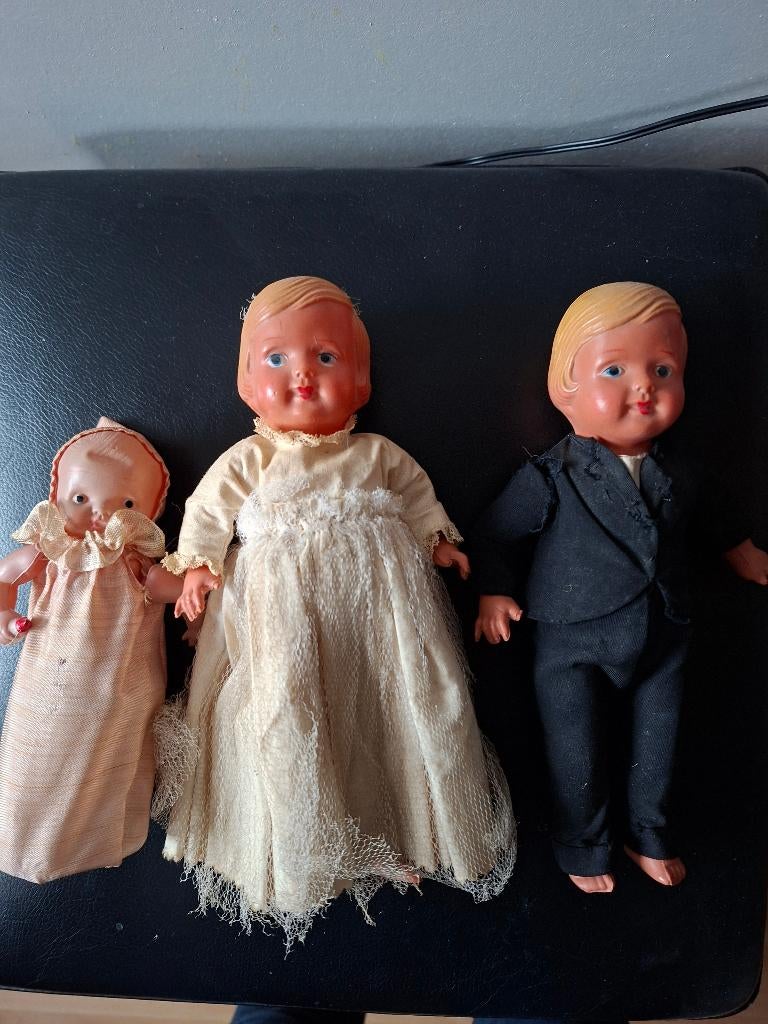 celluloid popjes, Verzamelen, Poppen, Ophalen of Verzenden, Gebruikt, Pop