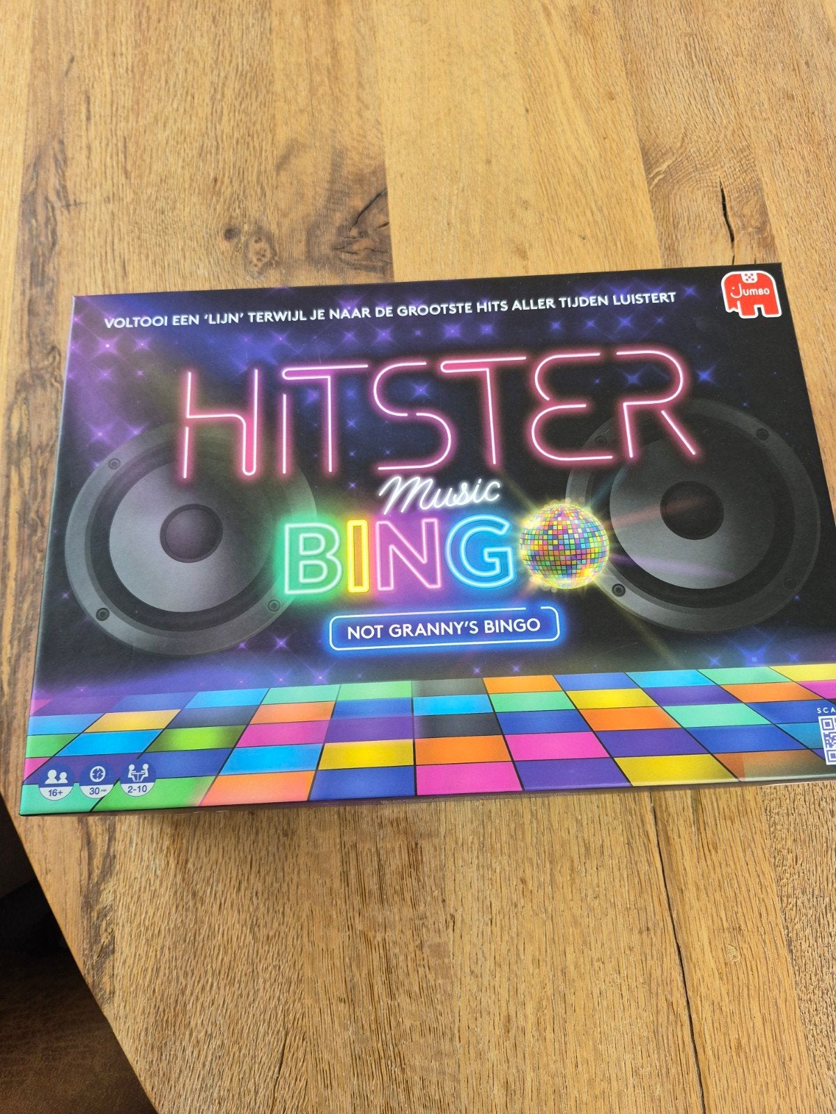 Hitster Music Bingo - Het ultieme muziekbingospel!, Drie of vier spelers, Ophalen, Zo goed als nieuw, Jumbo